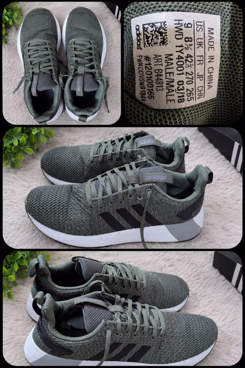 Original Pre-loved Adidas Questar BYD Base Green